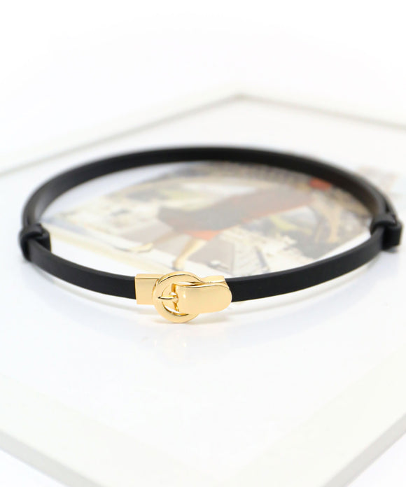 niana マグネットバックルベルト ブラック