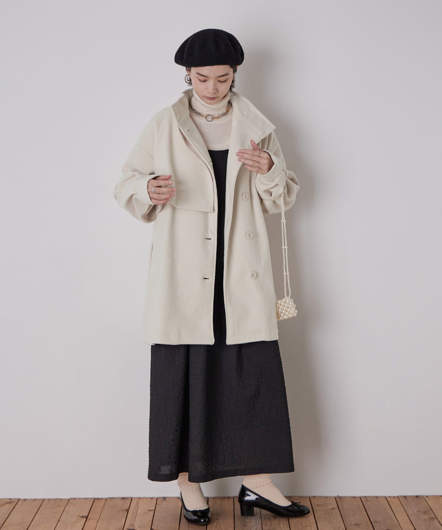 ジャケット・アウター k0071piu1uguale3 FAKE FAR WRAP COAT 定価14 6万 1piu1uguale3 x PENDLETON ZIP HOODED WRAP COAT Ⅴ