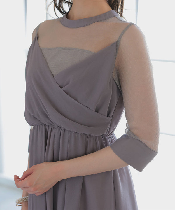 niana ラメチュール使いドレス