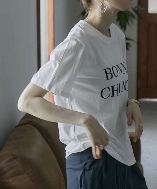 etoll. BONNIE CHANCE Tシャツ オフホワイト