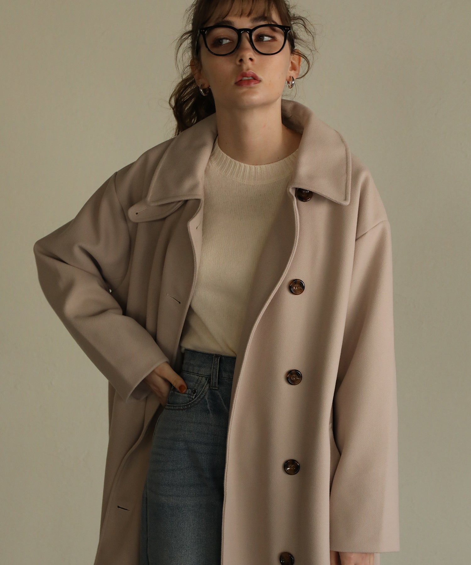 ウール調3WAYカラーロングコート｜コート・ジャケット - aity