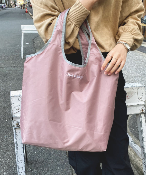 Fashion Letter 保冷保温コンパクトエコバッグ ピンク