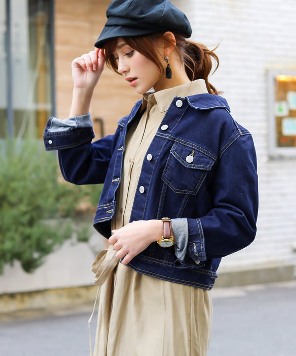 Fashion Letter レギュラーGジャン インディゴ