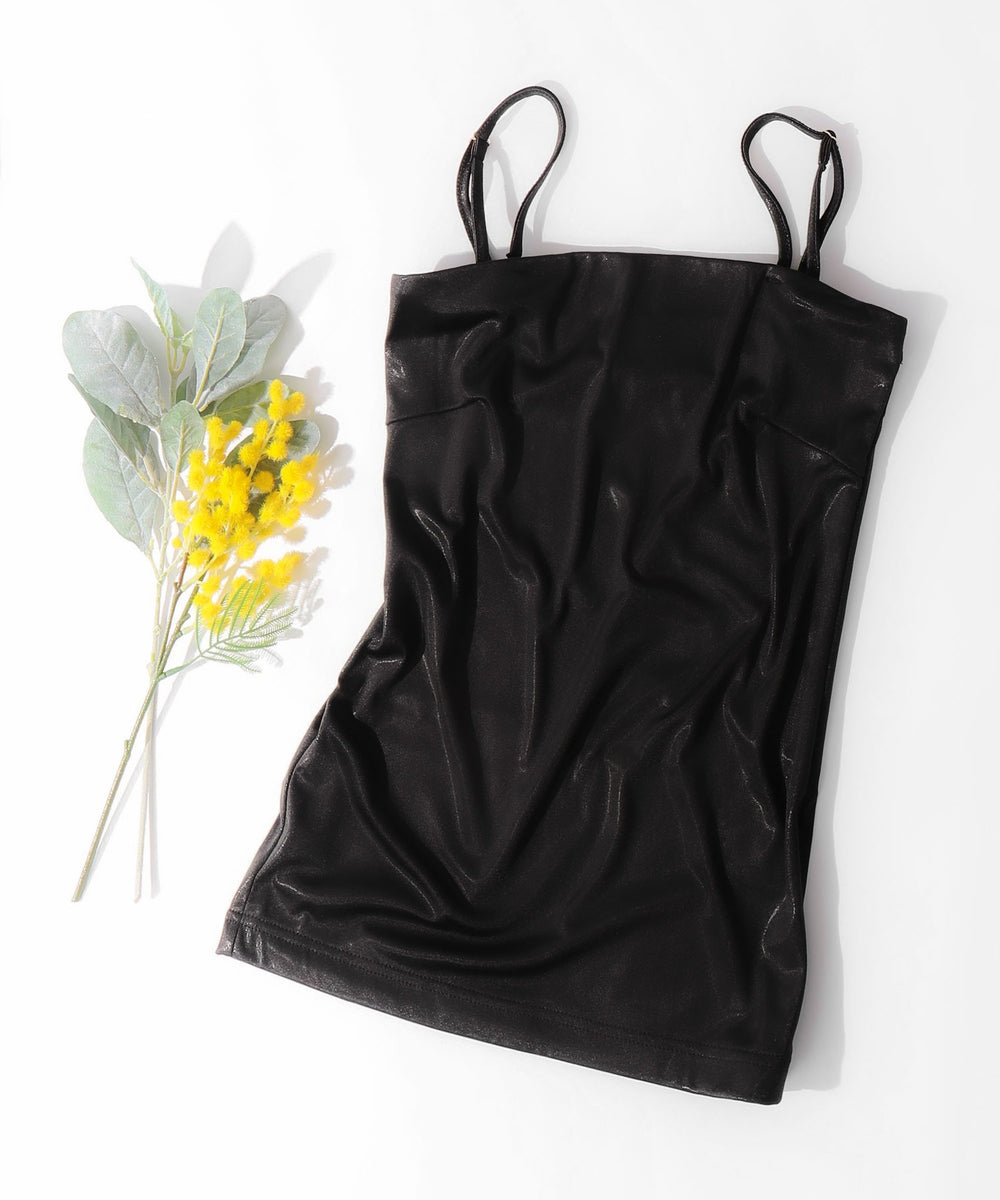 2WAY キャミソール ラメチューブトップ 結婚式ドレスインナー