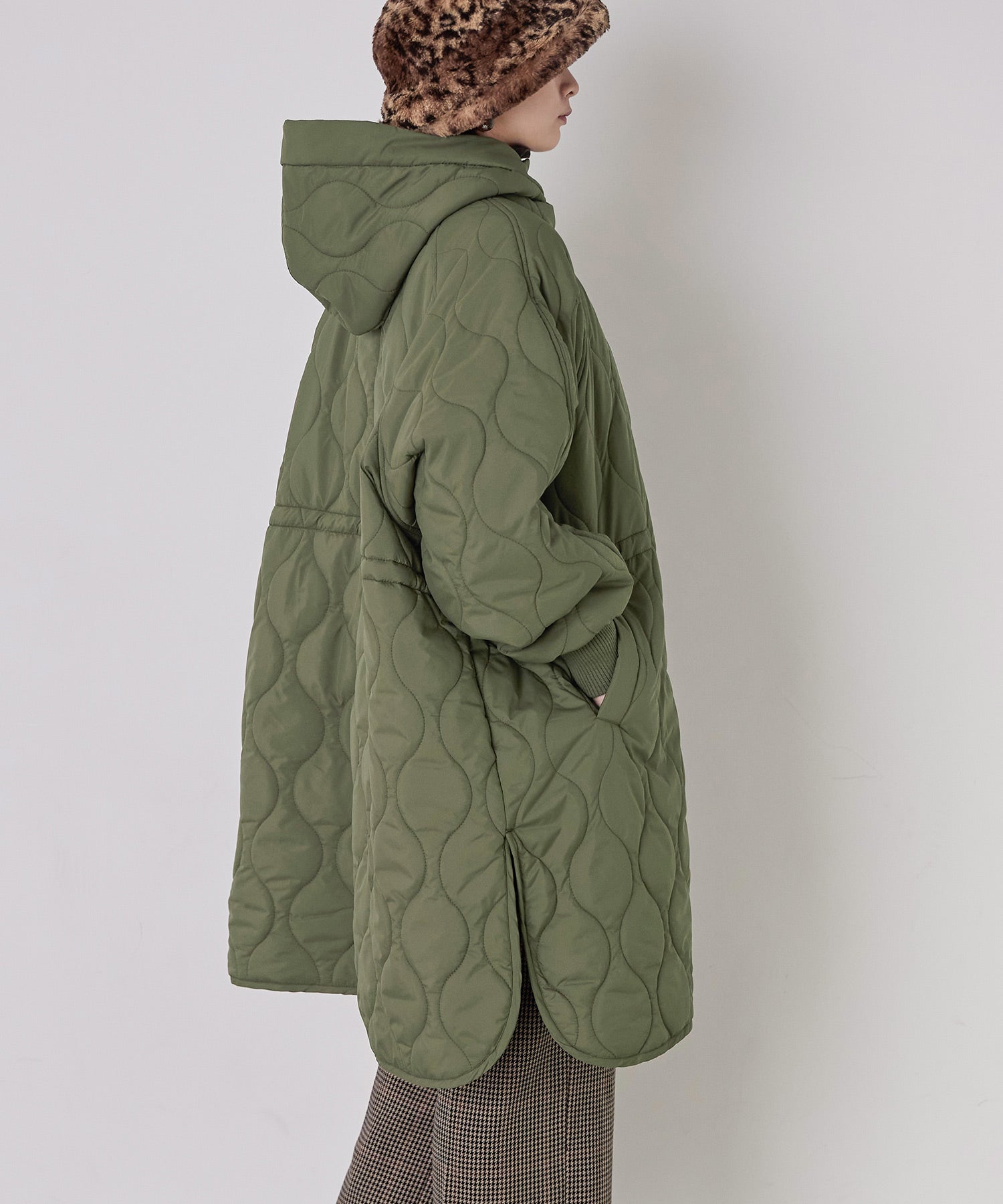 ソフトタフタ キルティングロングコート｜コート・ジャケット