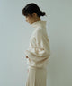 Fashion Letter オフタートルオープンネックニット ベージュ