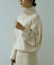 Fashion Letter オフタートルオープンネックニット ベージュ