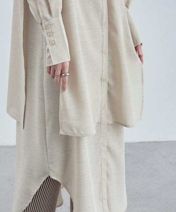 {"color":"\u30d9\u30fc\u30b8\u30e5","info":"model\uff1aH170cm size\uff1aM"}