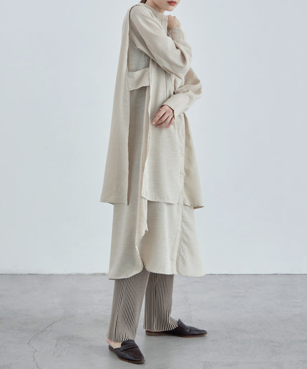 {"color":"\u30d9\u30fc\u30b8\u30e5","info":"model\uff1aH170cm size\uff1aM"}