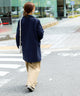 Fashion Letter 84丈モッサ チェスターコート ネイビー