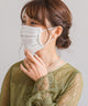 Fashion Letter 日本製 結婚式 レースマスク ホワイト