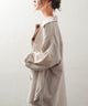 Fashion Letter CPO コーデュロイシャツジャケット アイボリー