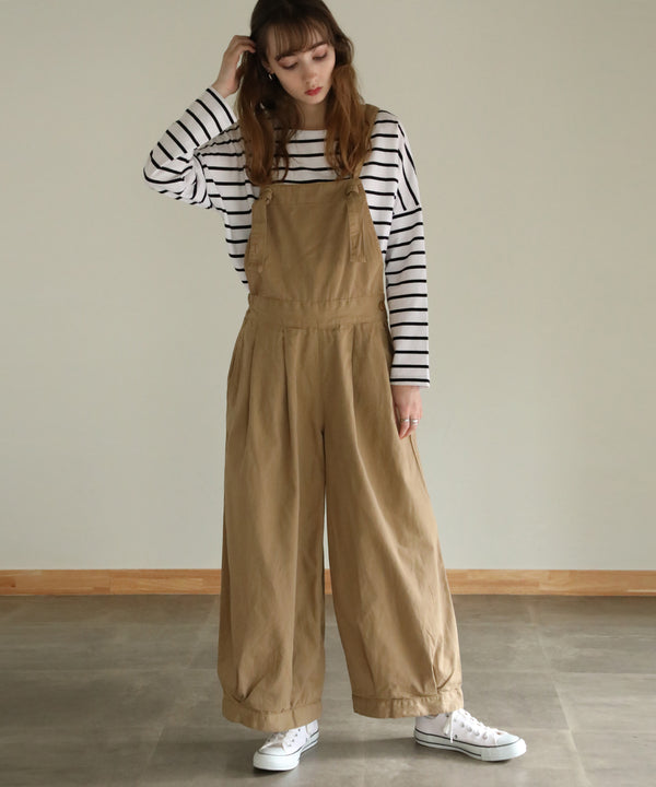aity バルーンサロペットパンツ ベージュ