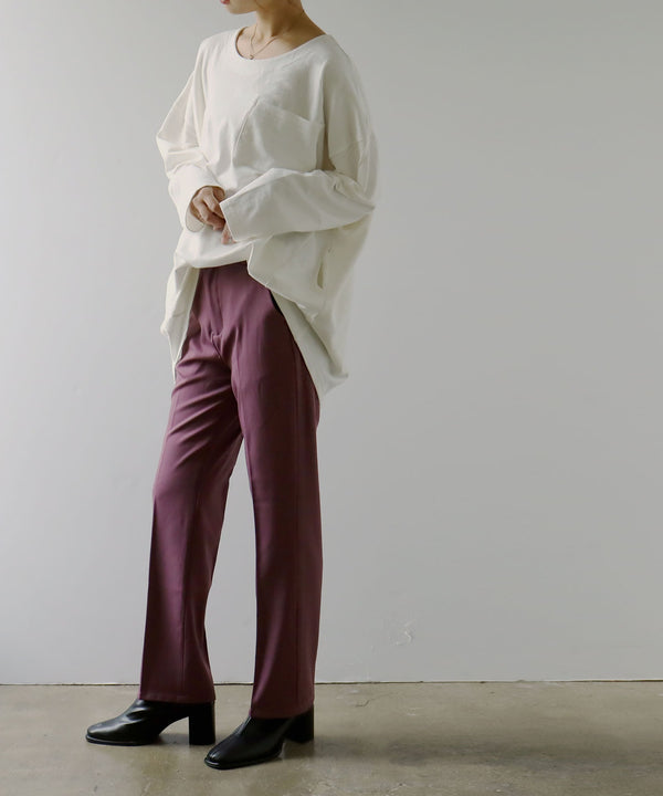 Fashion Letter コクーンビッグシルエットトップス オフホワイト