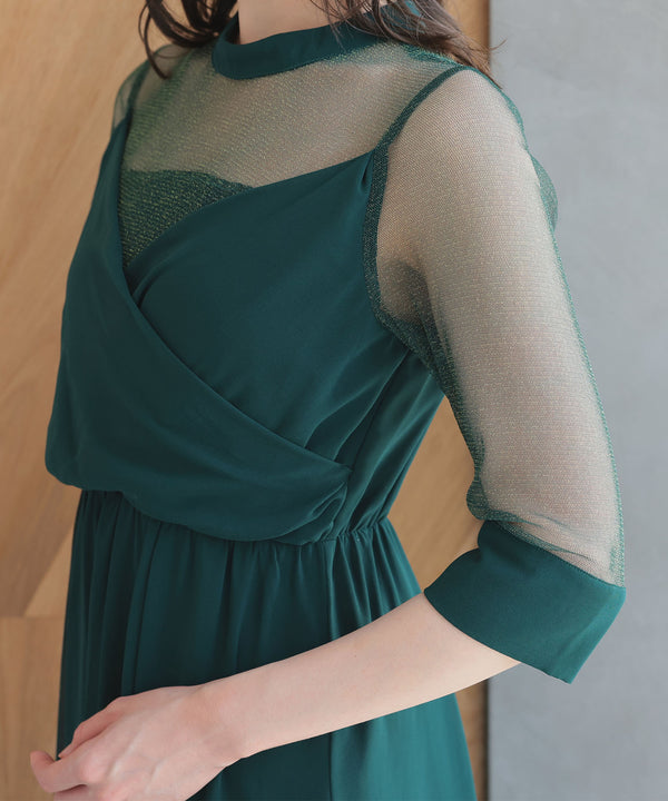 niana ラメチュール使いドレス