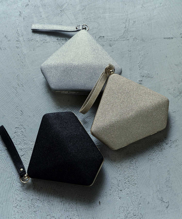 niana 2wayラメコーティングクラッチバック