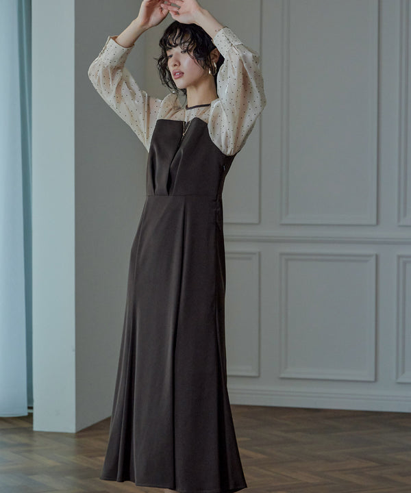{"color":"\u30c1\u30e3\u30b3\u30fc\u30eb","info":"model\uff1aH167cm size\uff1aM"}