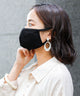 Fashion Letter 洗える3D立体高機能マスク ブラック