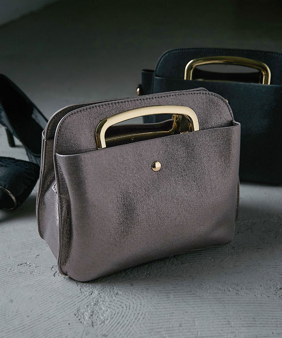 niana フォーマルミニバッグ グレー