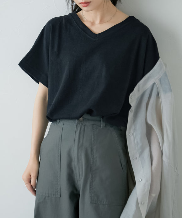 Fashion Letter ワッフルＰＯ ブラック