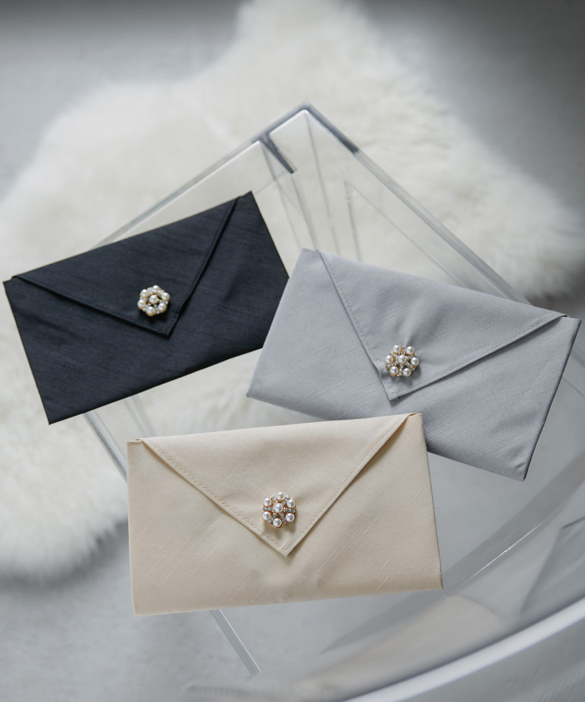 シャンタンハンカチーフ袱紗