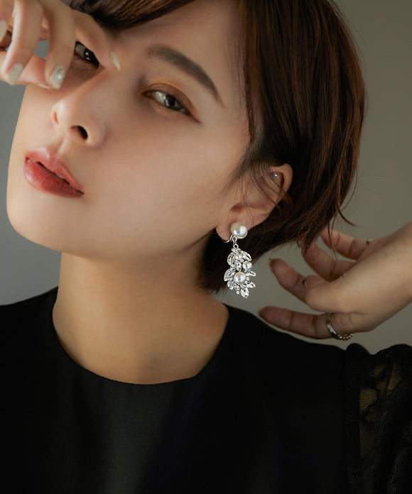 niana マニョリヤ パールイヤリング シルバー