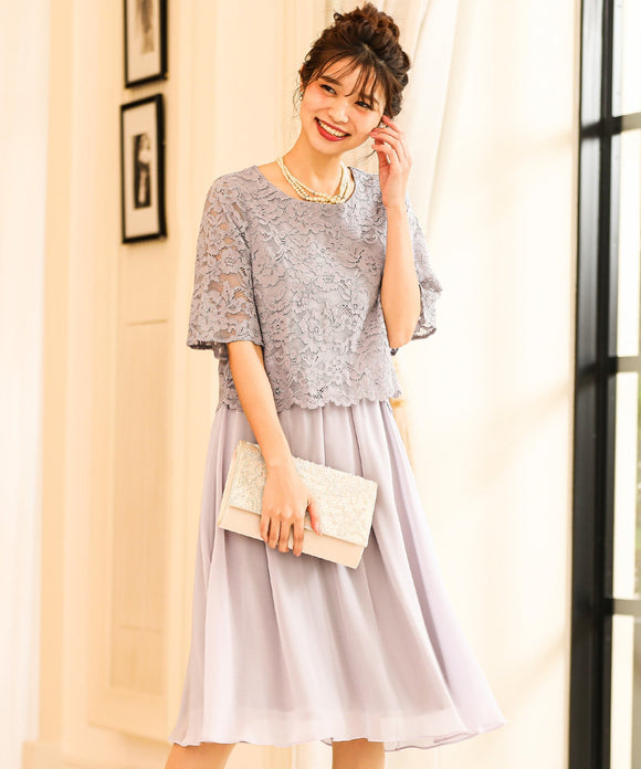 niana ドレス グレー