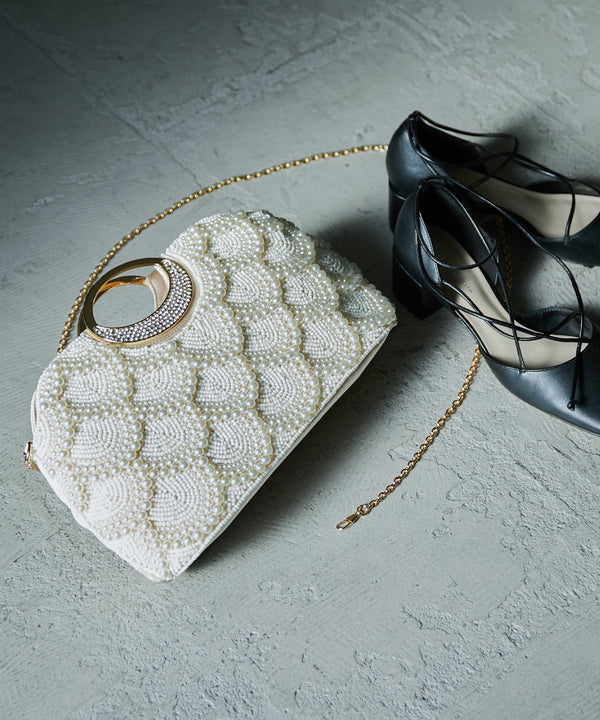 niana パーティーバッグ ベージュ