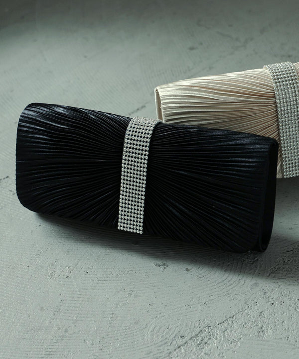 niana ラインストーンテープ付きクラッチバッグ