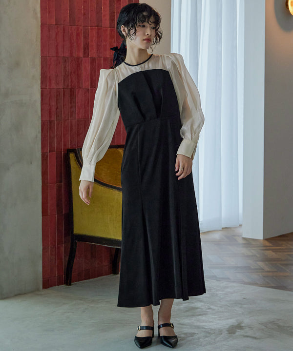 {"color":"\u30d6\u30e9\u30c3\u30af\u00d7\u30d9\u30fc\u30b8\u30e5","info":"model\uff1aH167cm size\uff1aM"}