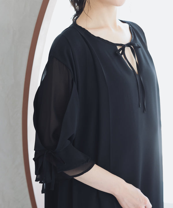 niana 授乳口付マタニティドレス