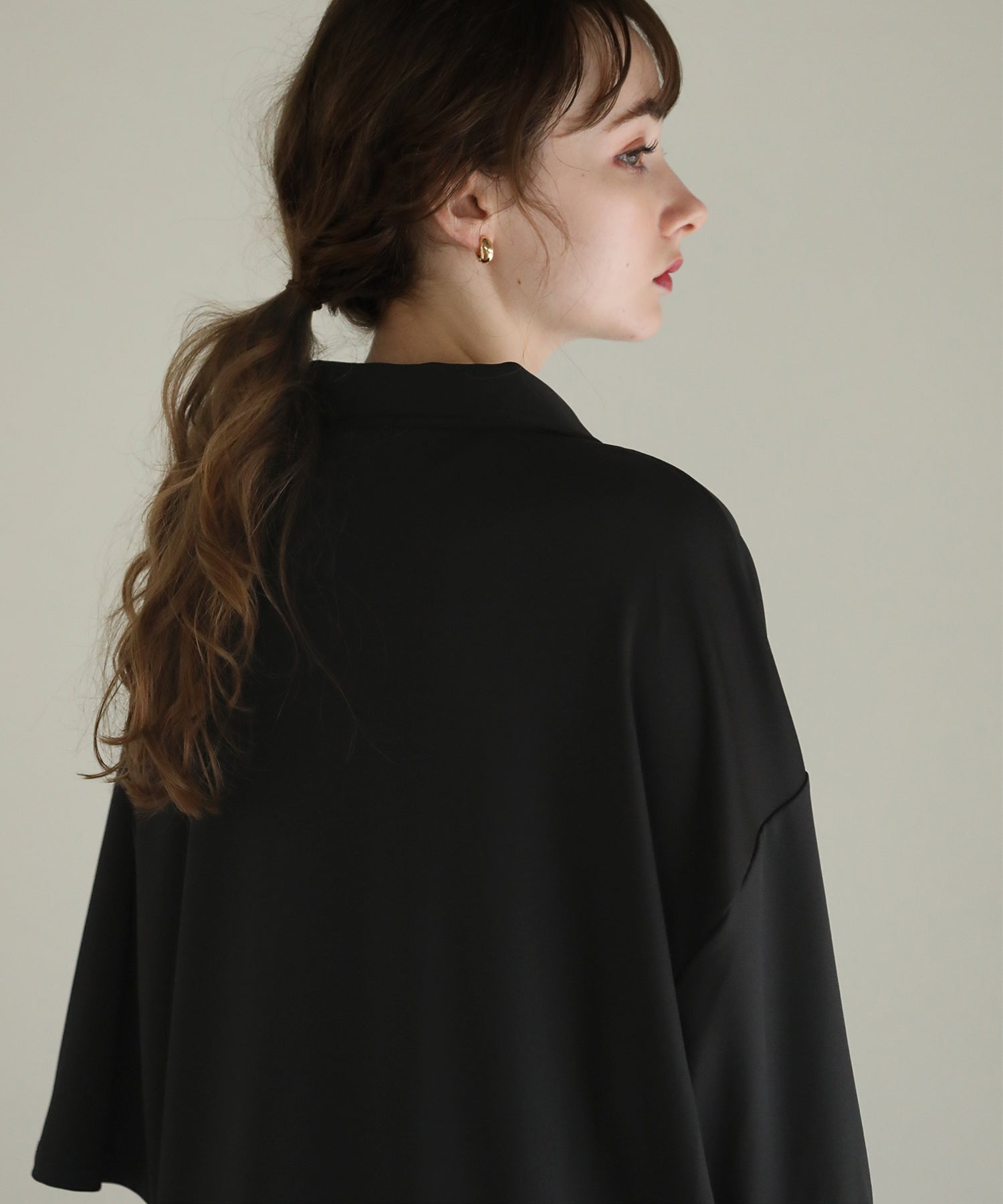 【LIFE WORK】フードジップアップ＆パンツ セットアップ R4747 She's Closet セットアップ ギャザーペプラムジレベストトップス