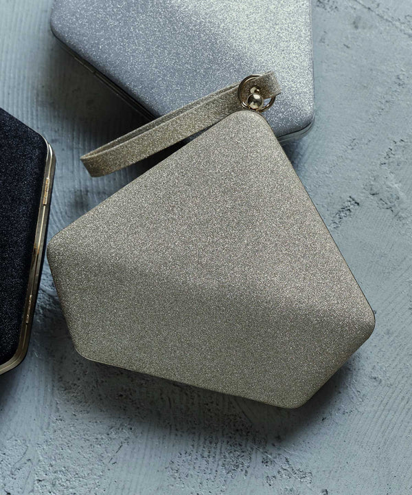 niana 2wayラメコーティングクラッチバック