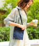 Fashion Letter 2wayミニショルダー&エコバッグ ネイビー